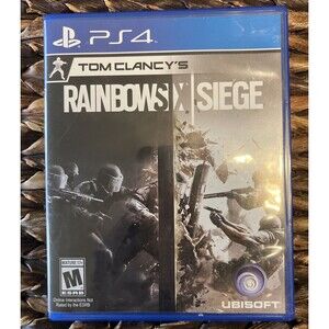 Tom Clancy's Rainbow Six Siege PlayStation 4, PS4. No insert. Works.